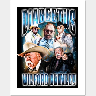 Diabeetus Wilford Brimley - 90's bootleg hip hop Posters and Art